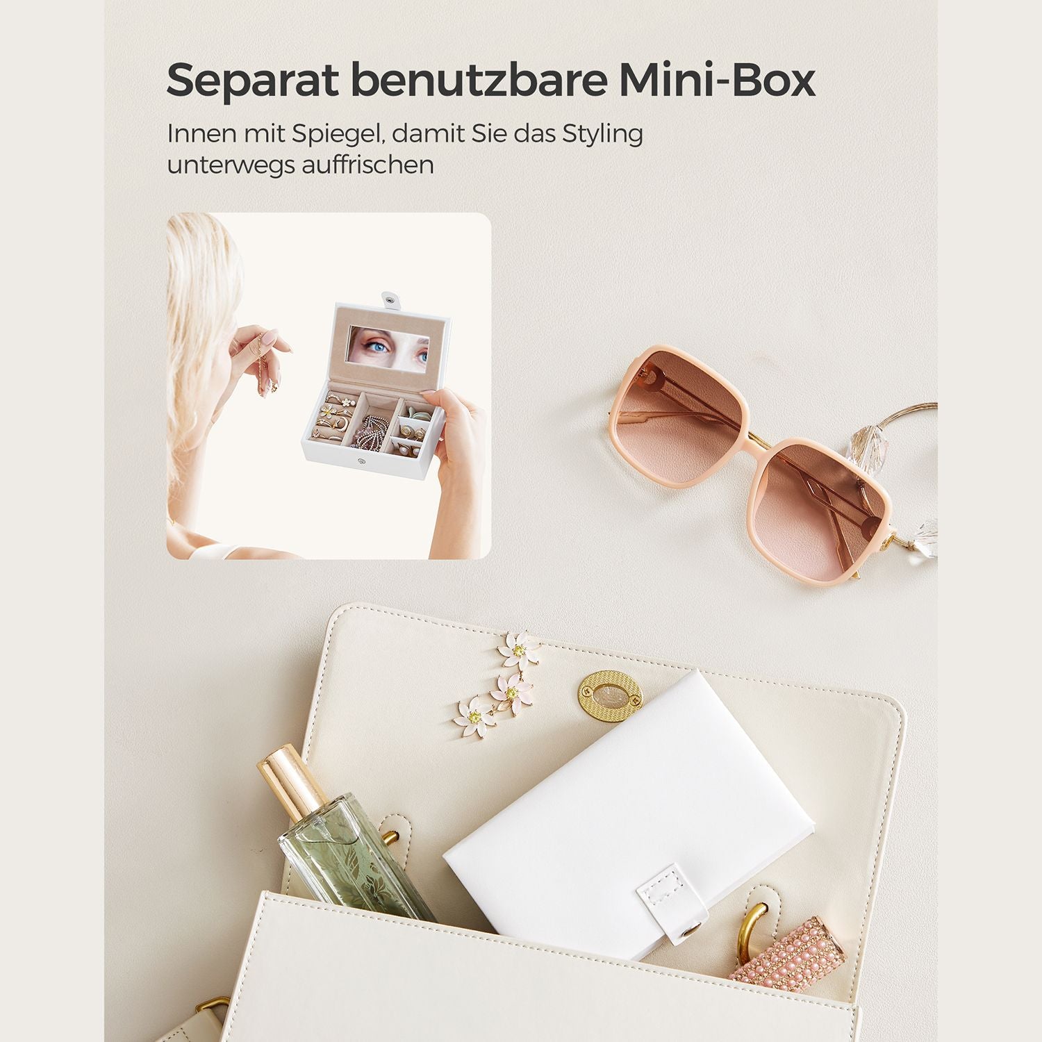 Organizer, biały, 26 cm