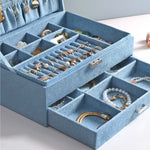 Organizer na biżuterię, quartz blue