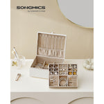Organizer na biżuterię, cream white
