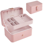 Organizer na biżuterię, jelly pink