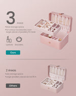 Organizer na biżuterię, jelly pink