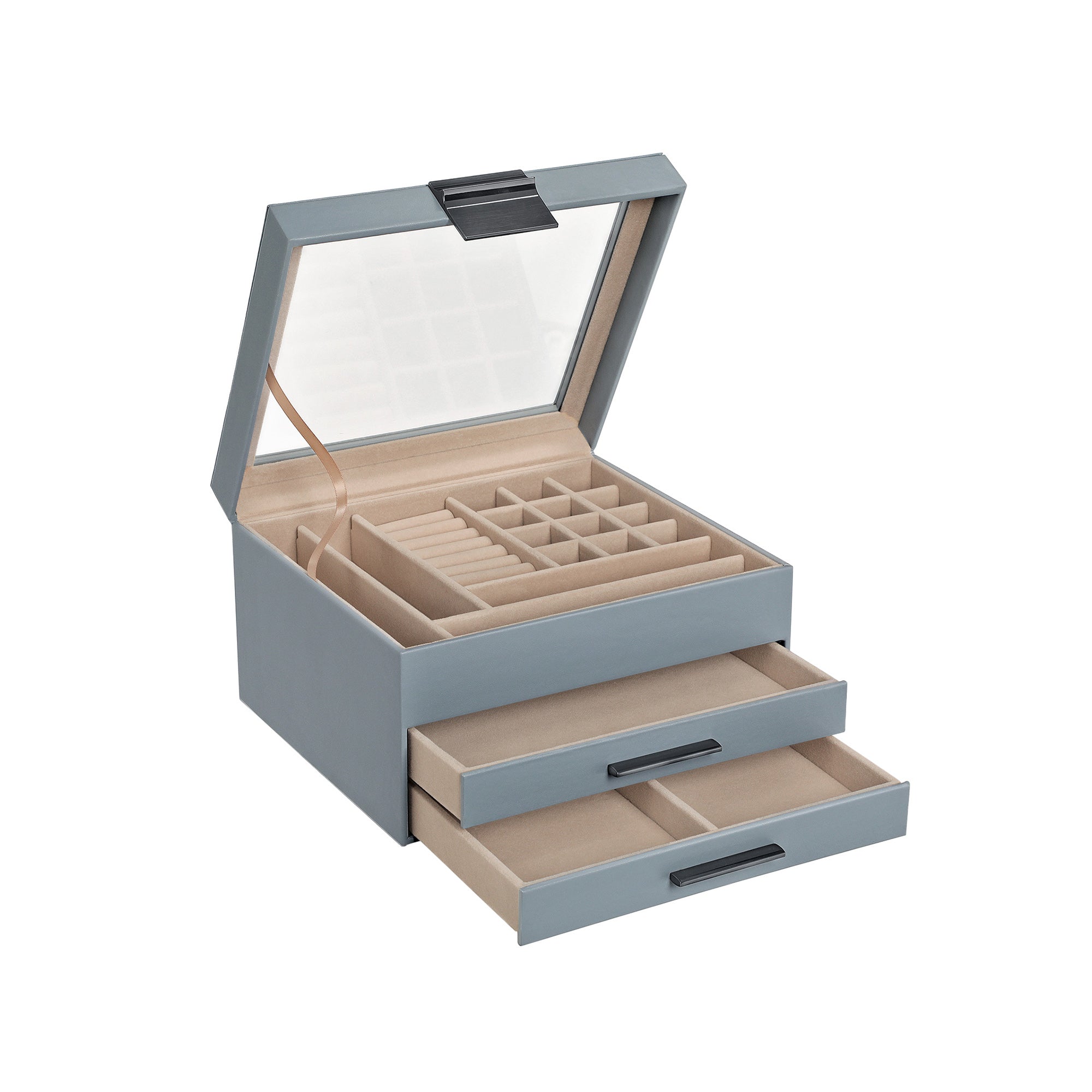 Organizer na biżuterię, dove blue