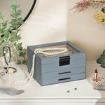 Organizer na biżuterię, dove blue