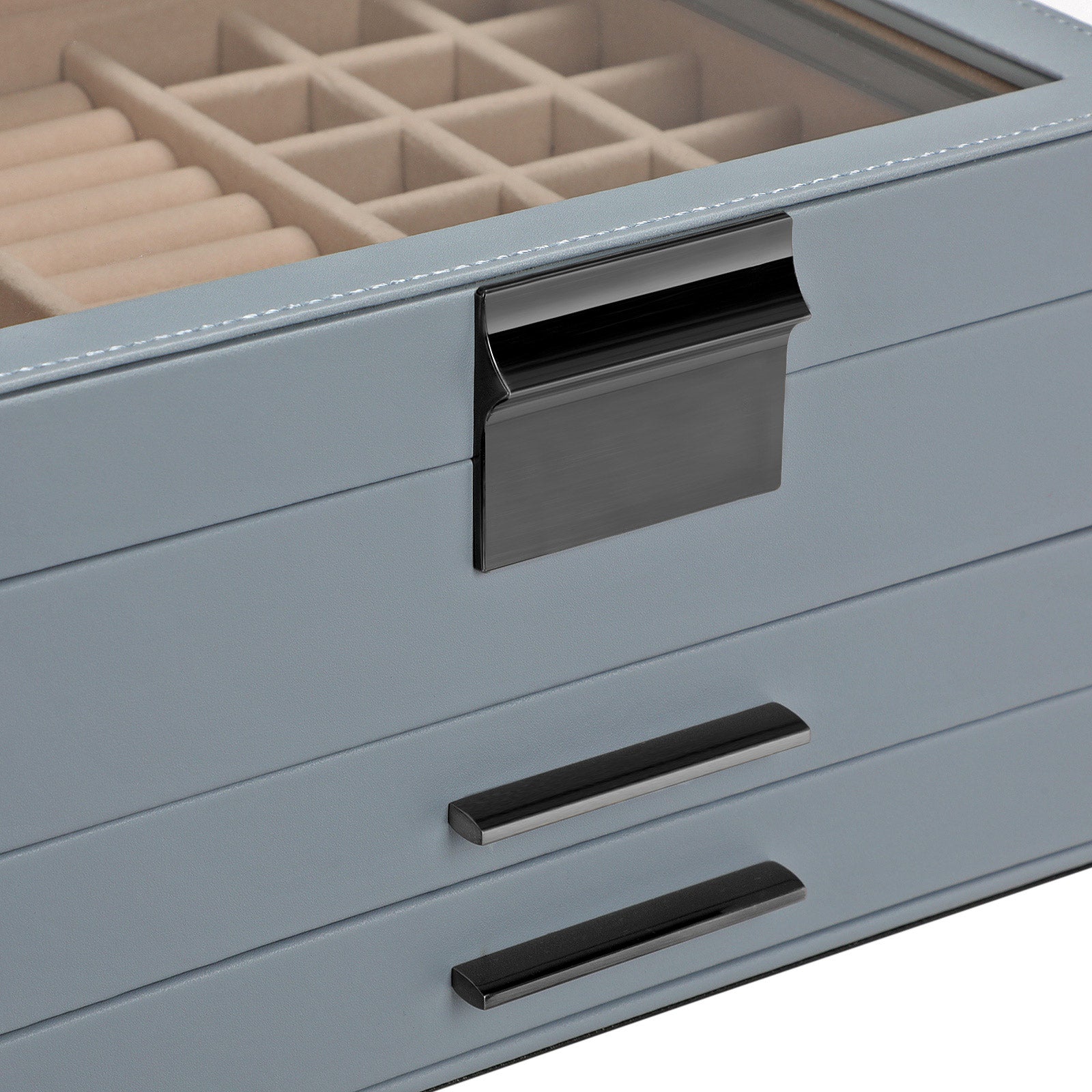 Organizer na biżuterię, dove blue