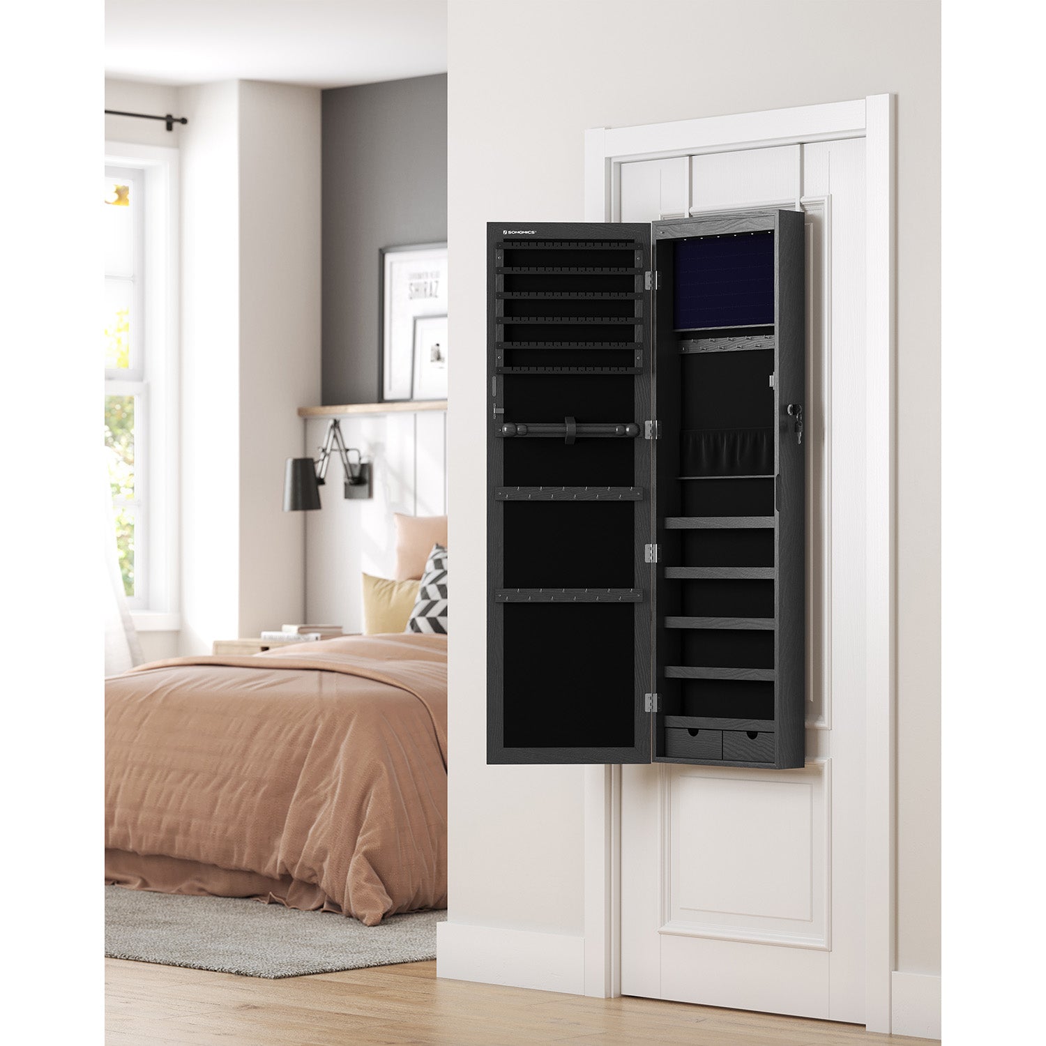 Szafka wisząca, ciemnoszary, 37 cm