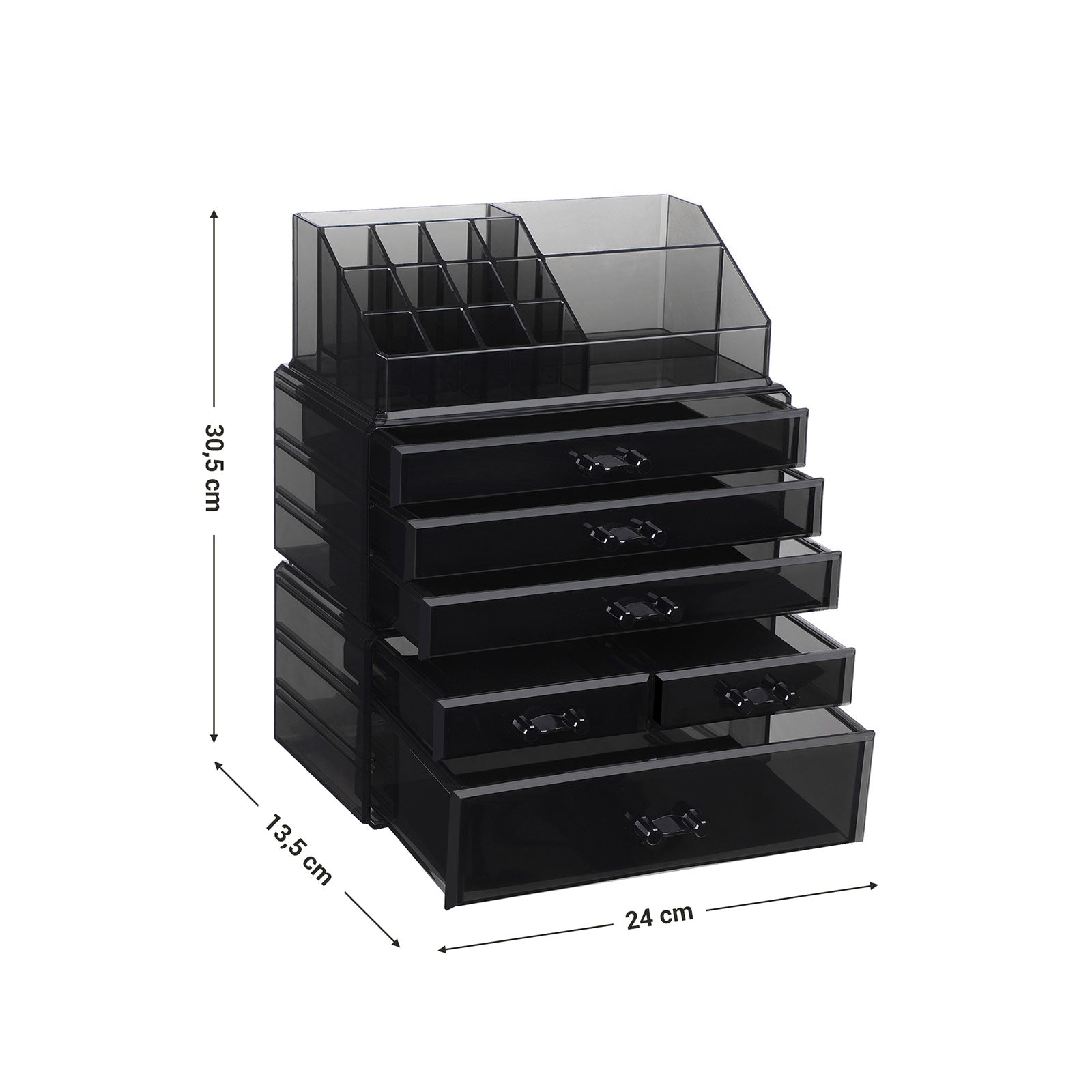 Organizer, czarny, 23,8 cm