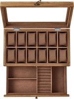 Organizer na biżuterię, coffee brown