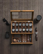 Organizer na biżuterię, coffee brown