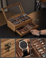 Organizer na biżuterię, coffee brown