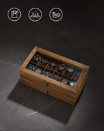 Organizer na biżuterię, coffee brown
