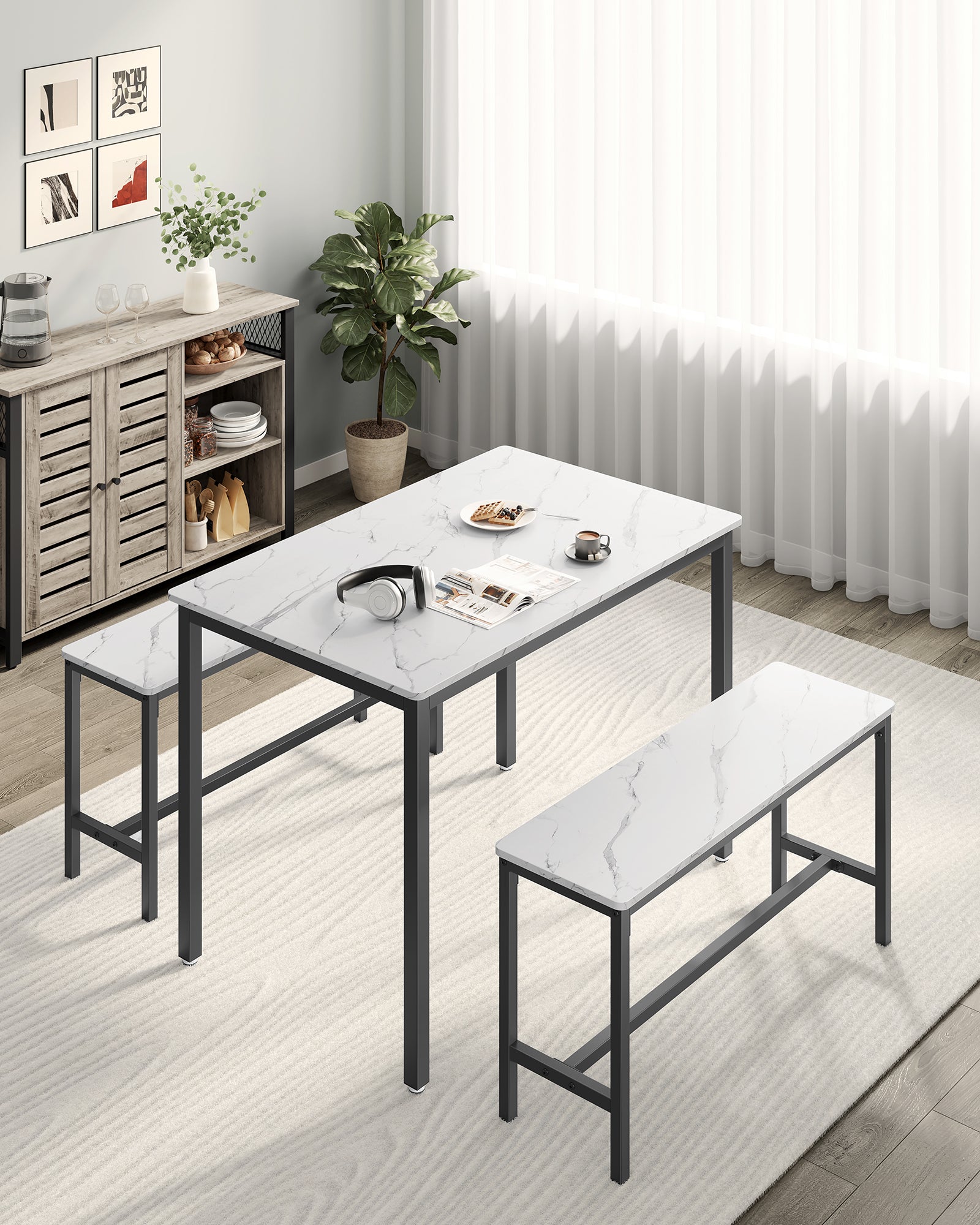 Mebel do domu, marble white, 110 cm