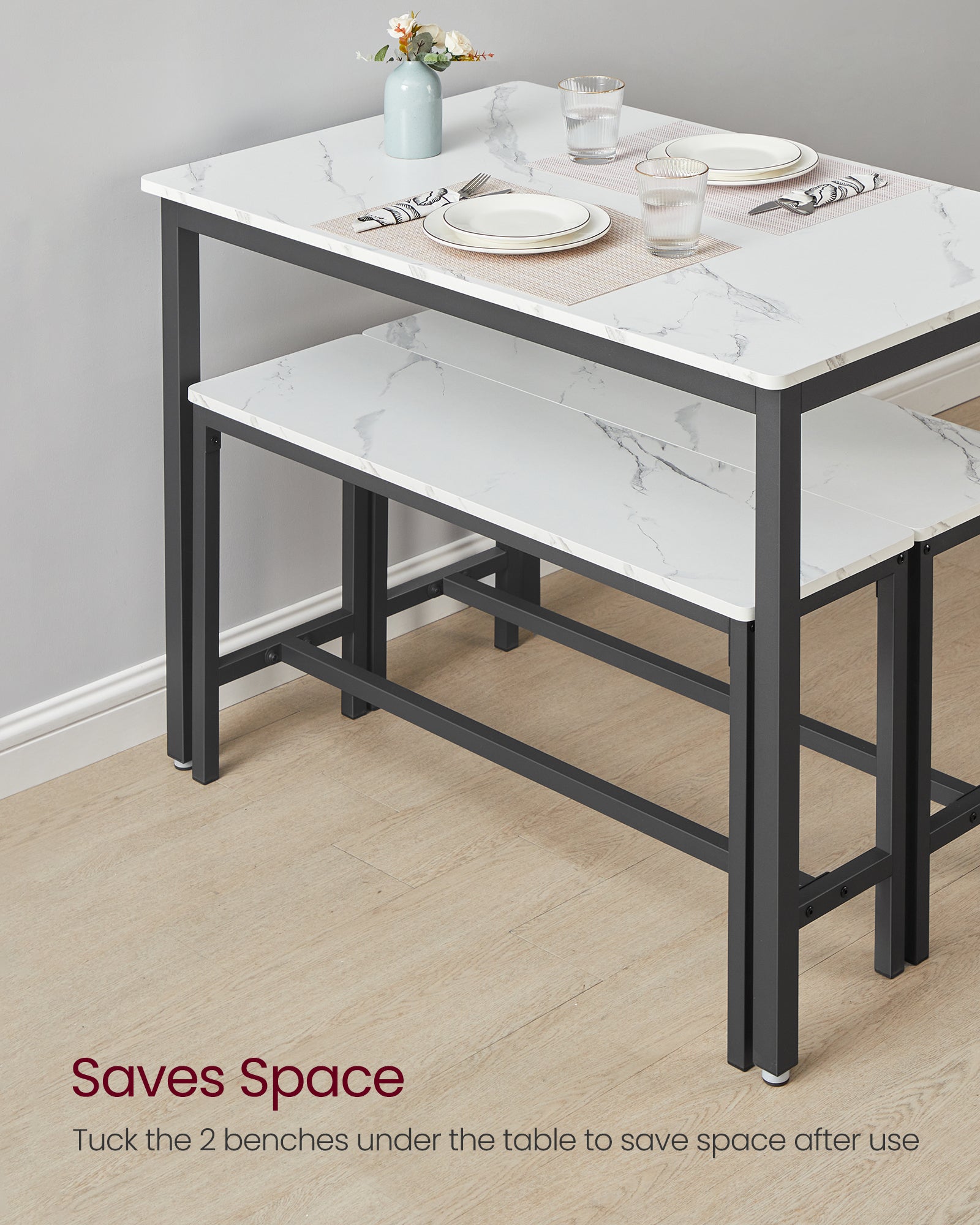 Mebel do domu, marble white, 110 cm