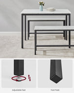 Mebel do domu, marble white, 110 cm