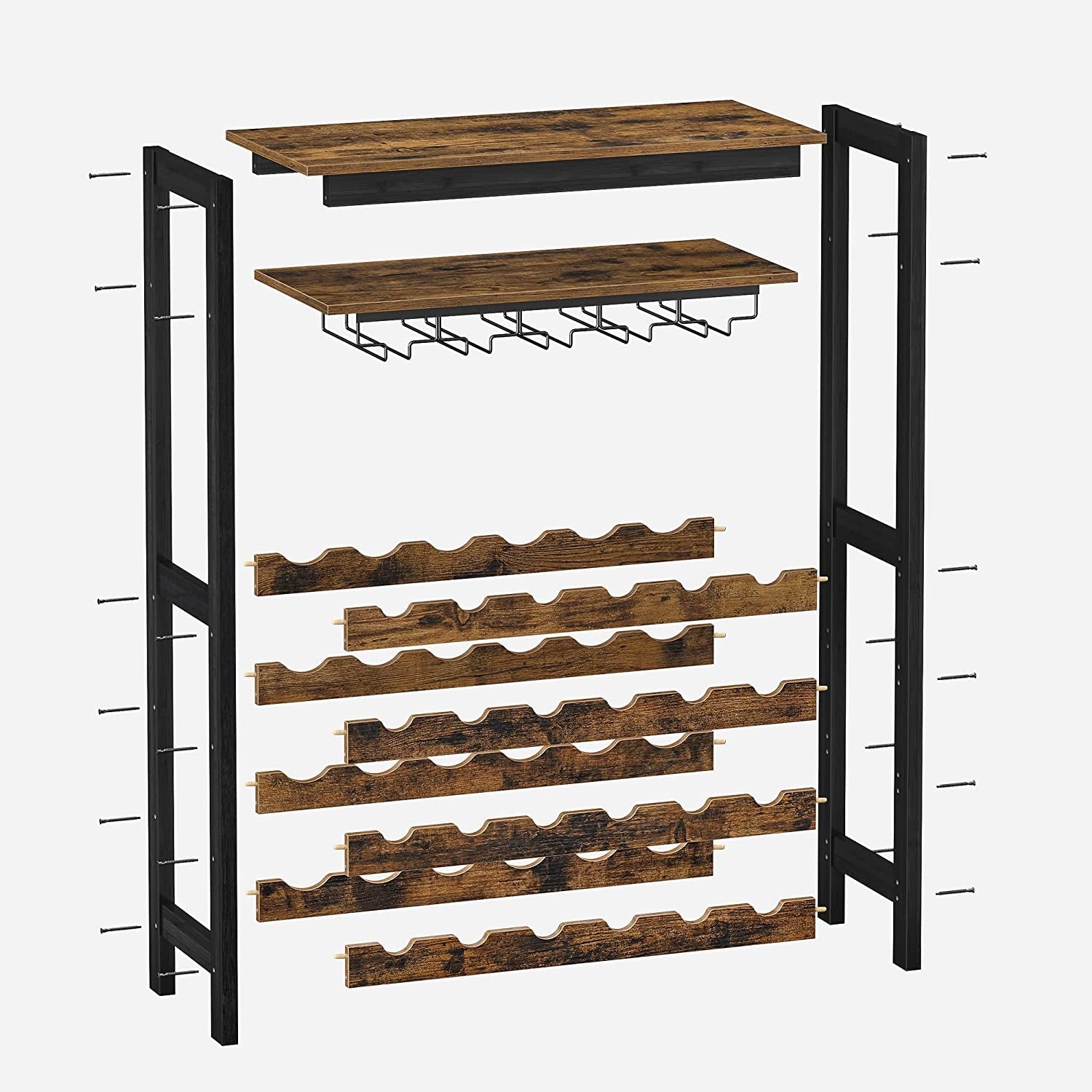 Mebel do domu, rustykalny brąz, 66 cm