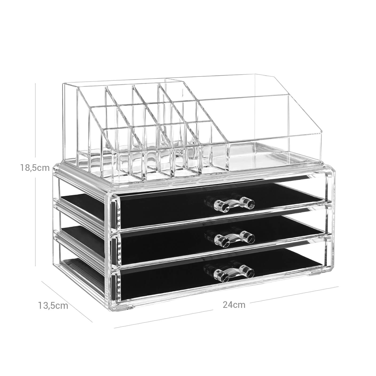 Organizer, biały, 23,8 cm