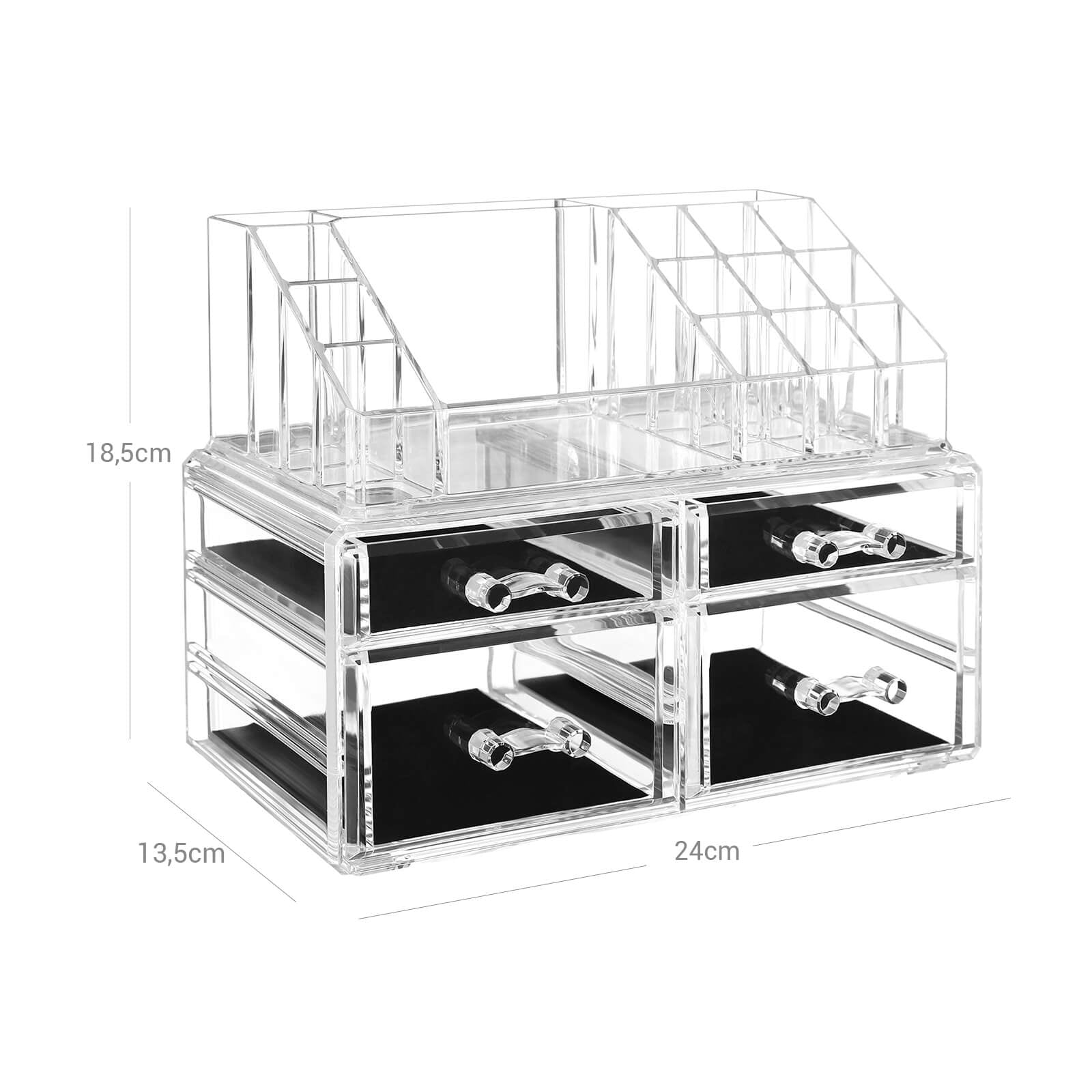 Organizer, biały, 23,8 cm