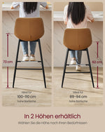Hokery, caramel brown, 49 cm
