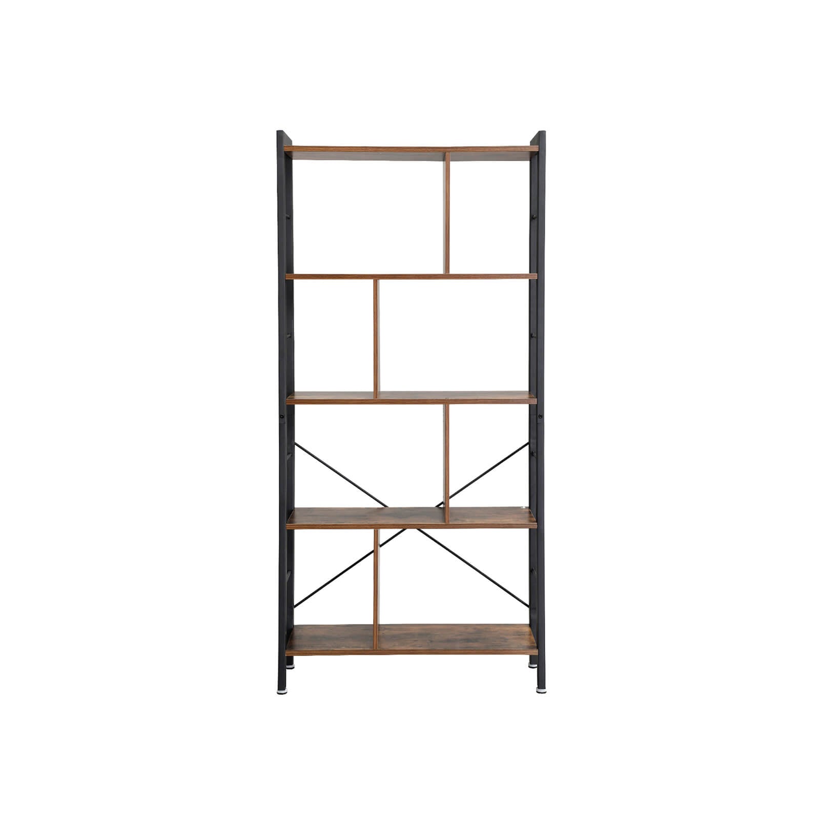 Regał industrialny 4 poziomy 74x30x155 cm