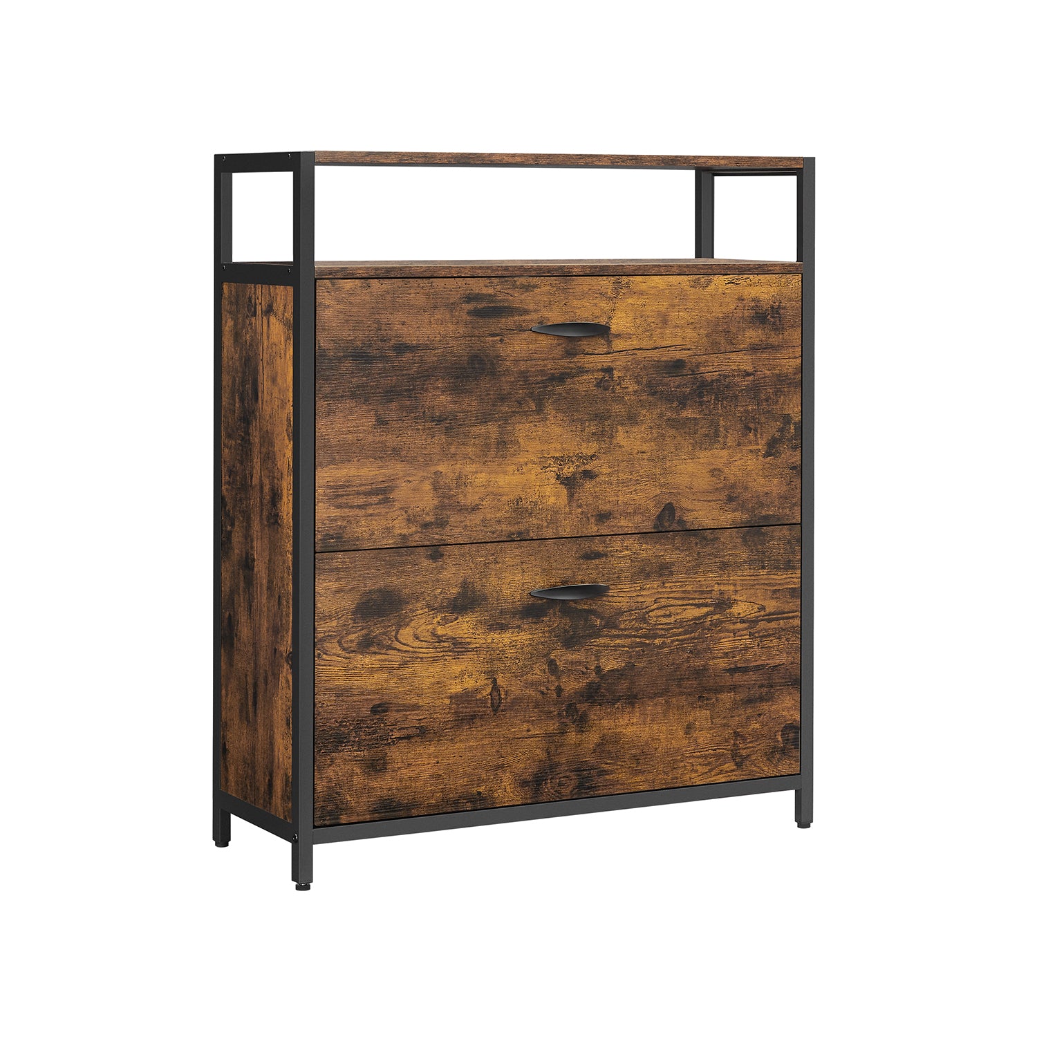 Szafka na buty z 2 klapami 80x30x95 cm