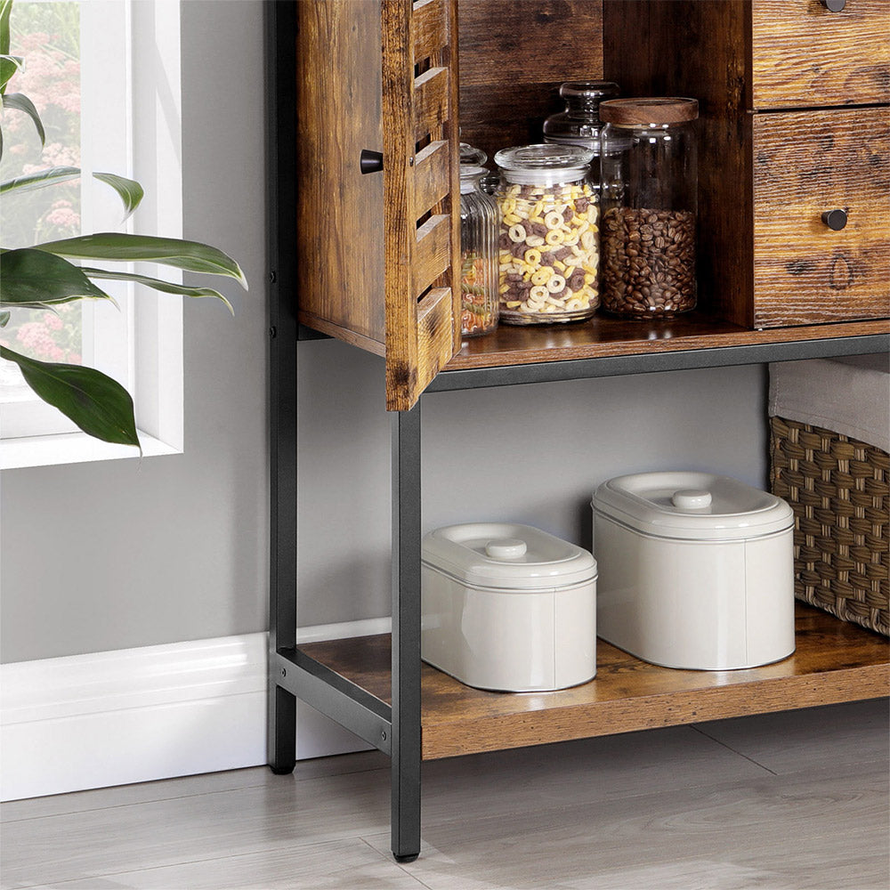 Szafka do przechowywania, honey brown, 100 cm