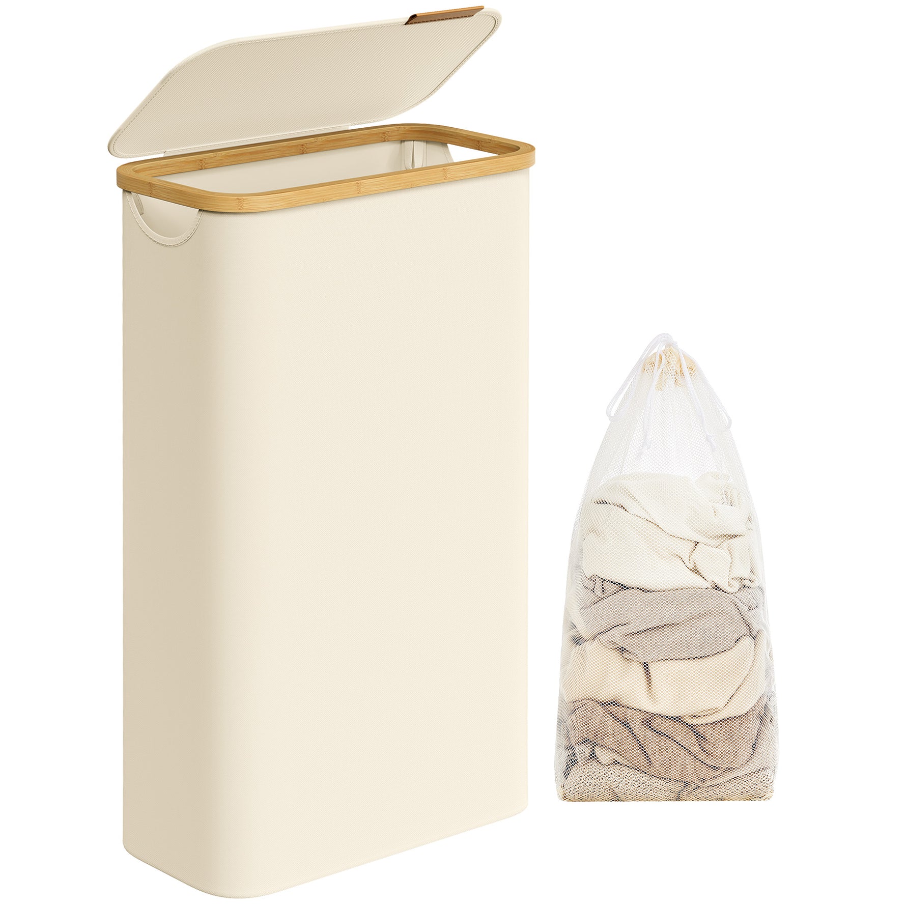 Kosz na pranie, cream white, 42 cm