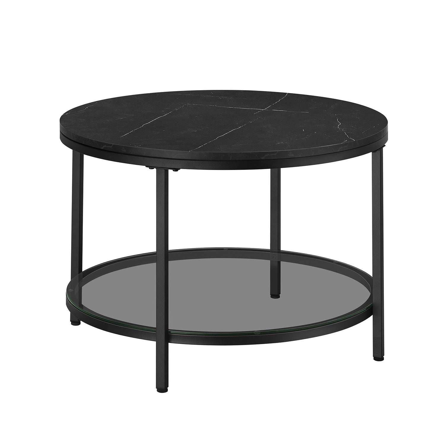 Regał do przechowywania, marble black, 65 cm