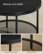 Regał do przechowywania, marble black, 65 cm