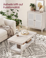 Stolik kawowy, oatmeal beige, 100 cm