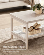 Stolik kawowy, oatmeal beige, 100 cm