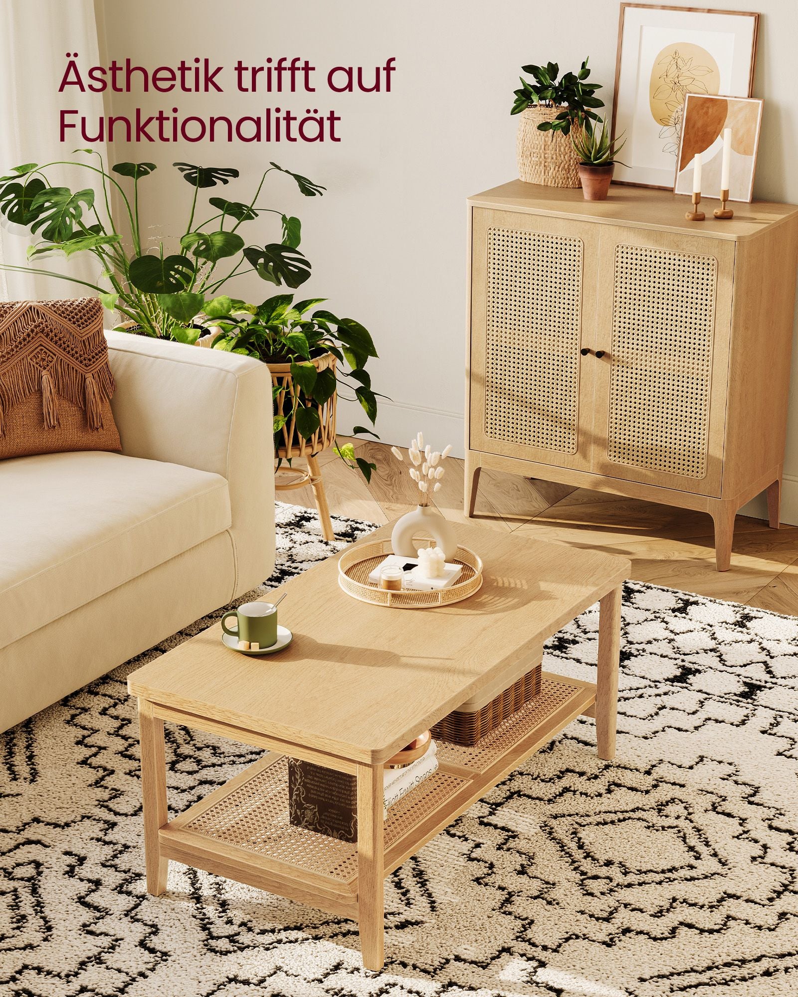 Regał do przechowywania, oak beige, 100 cm
