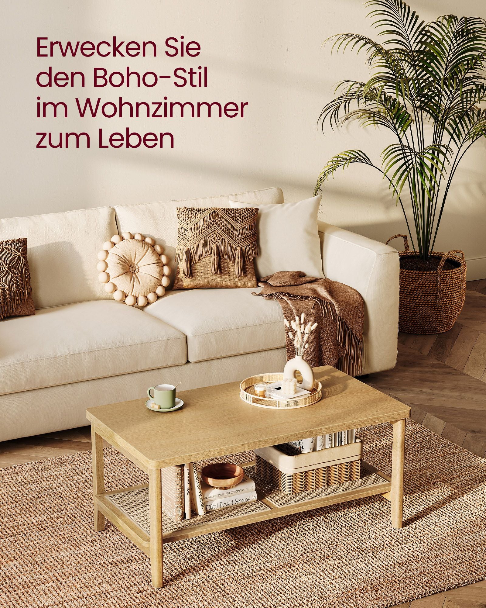 Regał do przechowywania, oak beige, 100 cm