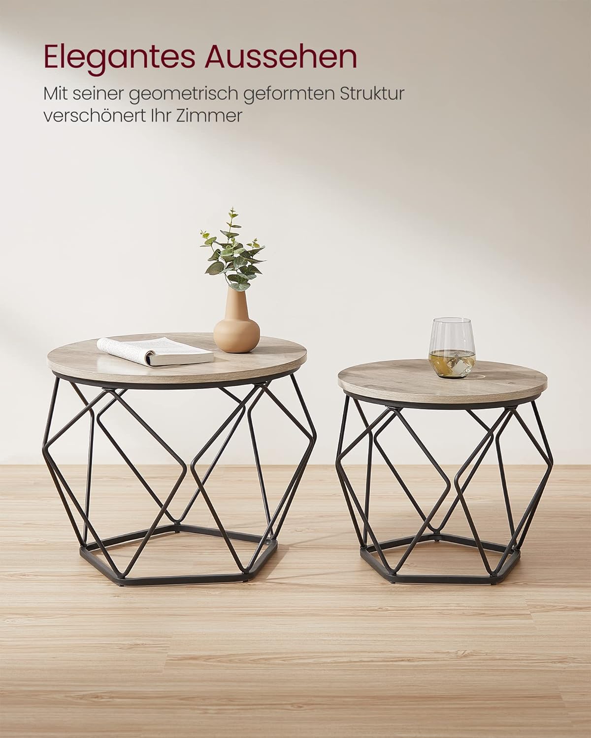 Stolik pomocniczy, heather greige, 50 cm