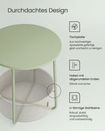 Stolik boczny, sage green, 45 cm