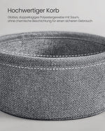 Stolik pomocniczy, jasnoszary, 45 cm