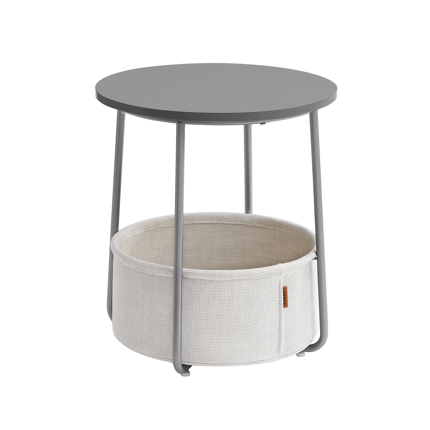 Stolik boczny, cement gray, 45 cm