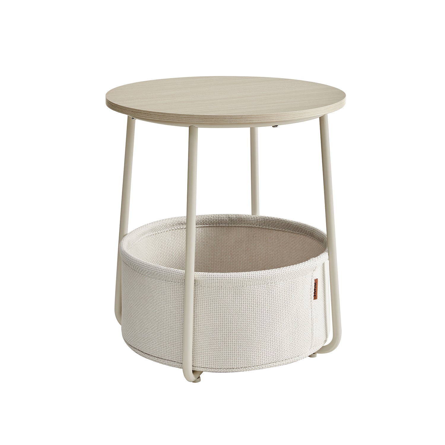 Stolik pomocniczy, natural beige, 45 cm
