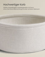 Stolik pomocniczy, natural beige, 45 cm