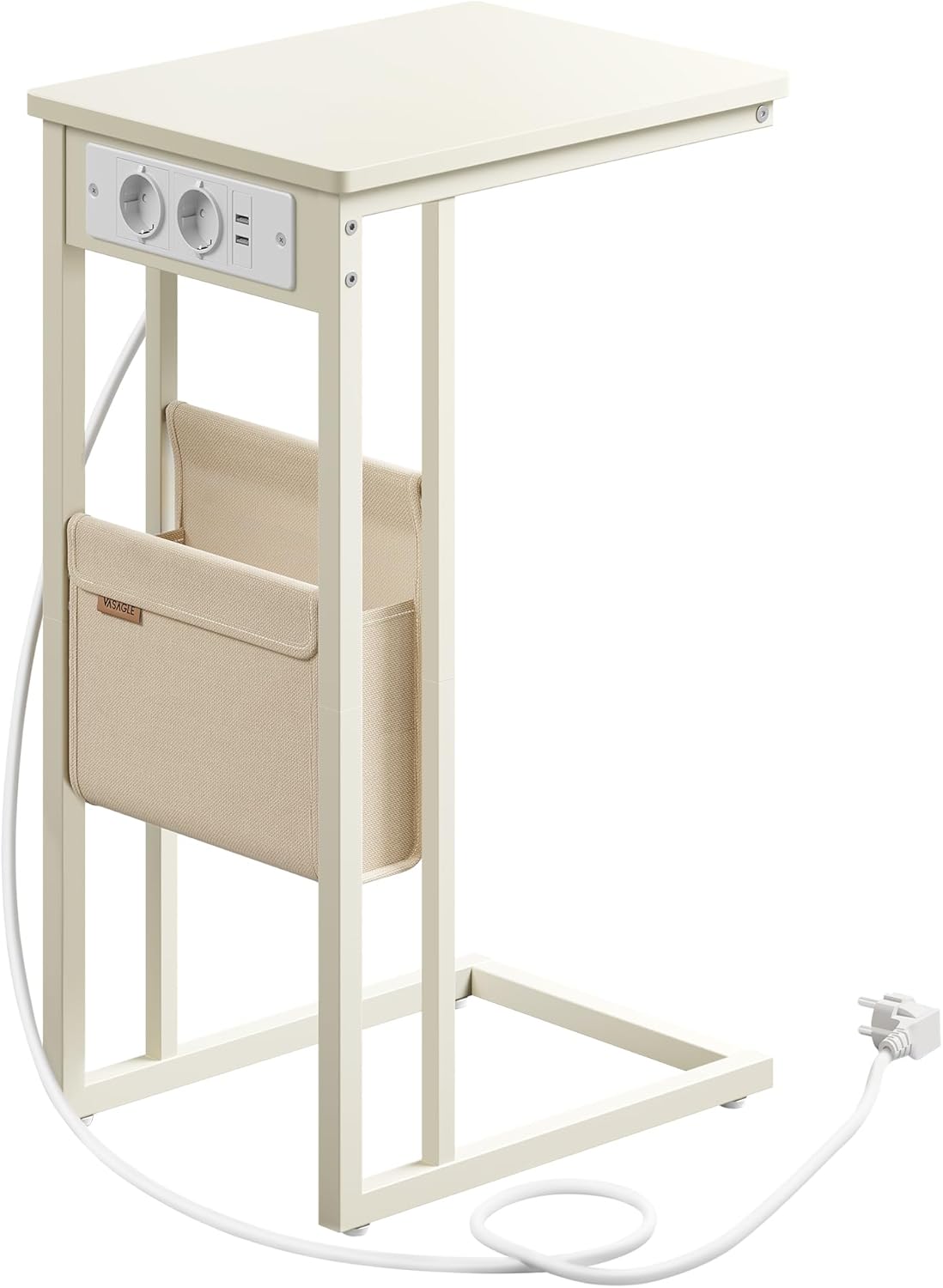 Stolik boczny, cream white, 40 cm
