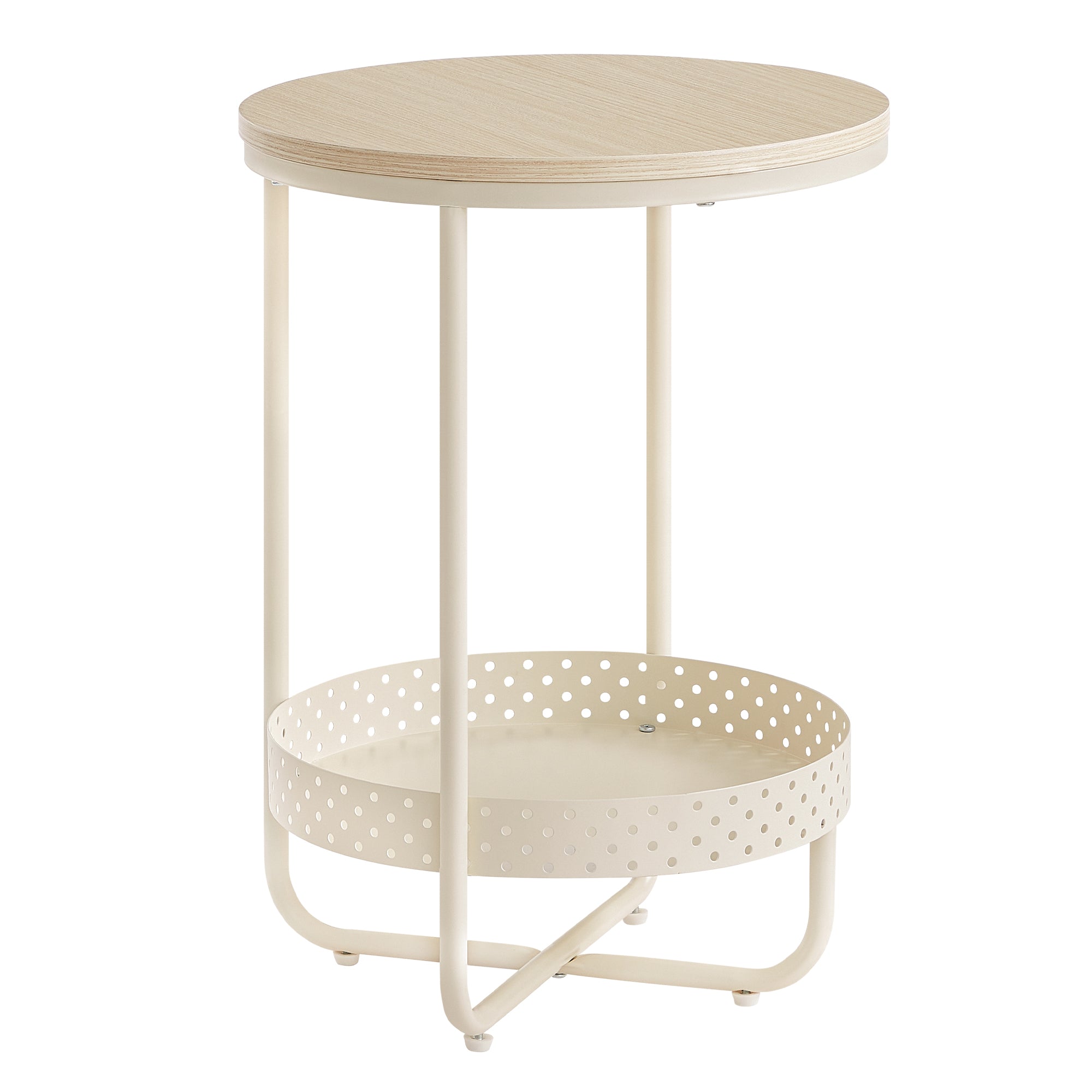Stolik boczny, natural beige, 40 cm