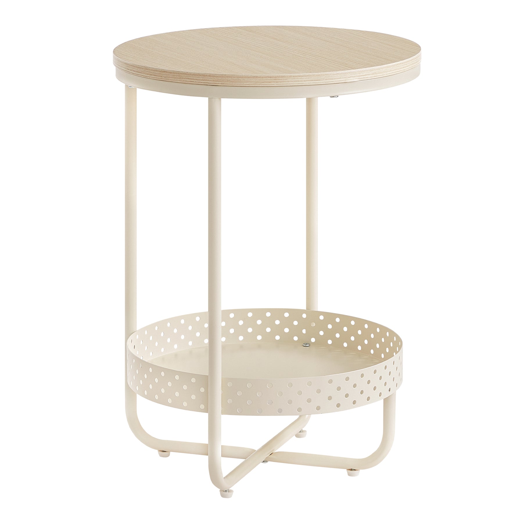 Stolik boczny, natural beige, 40 cm