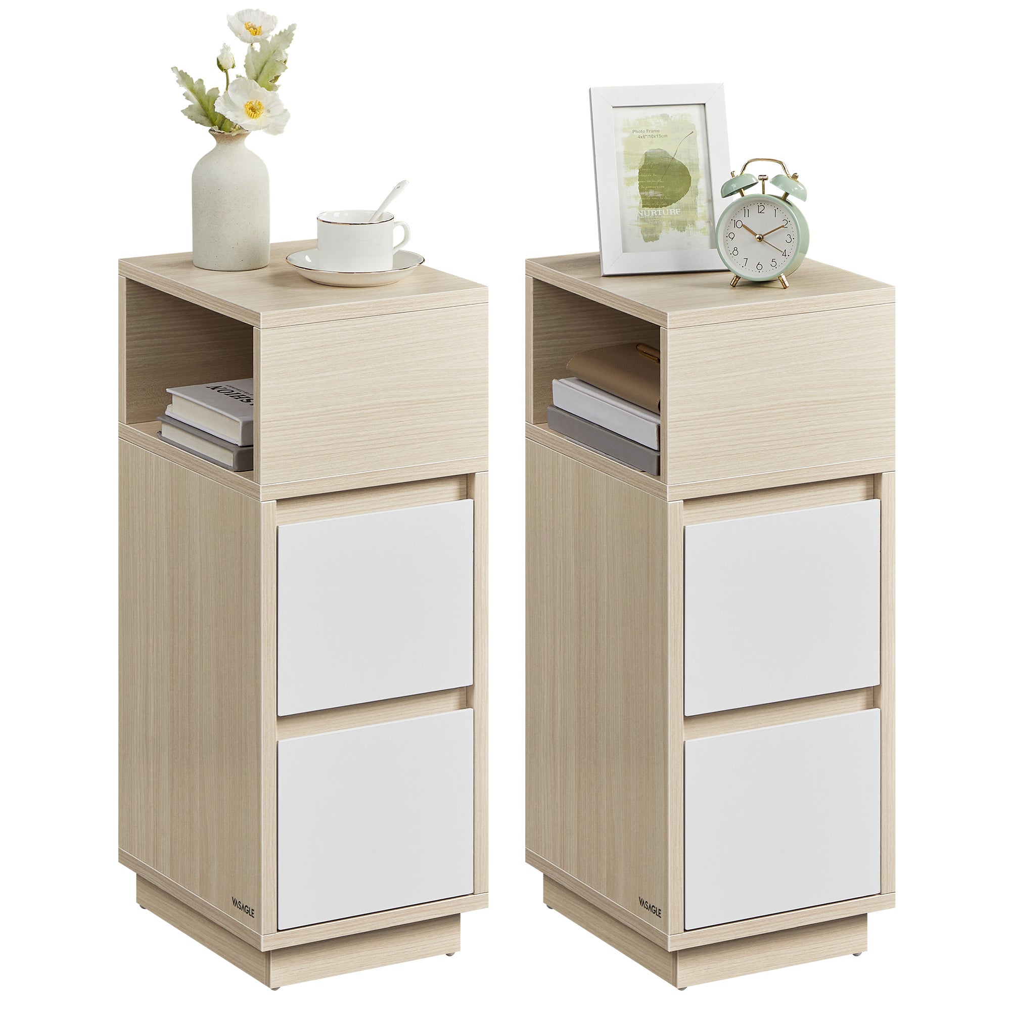 Stolik boczny, natural beige, 25 cm