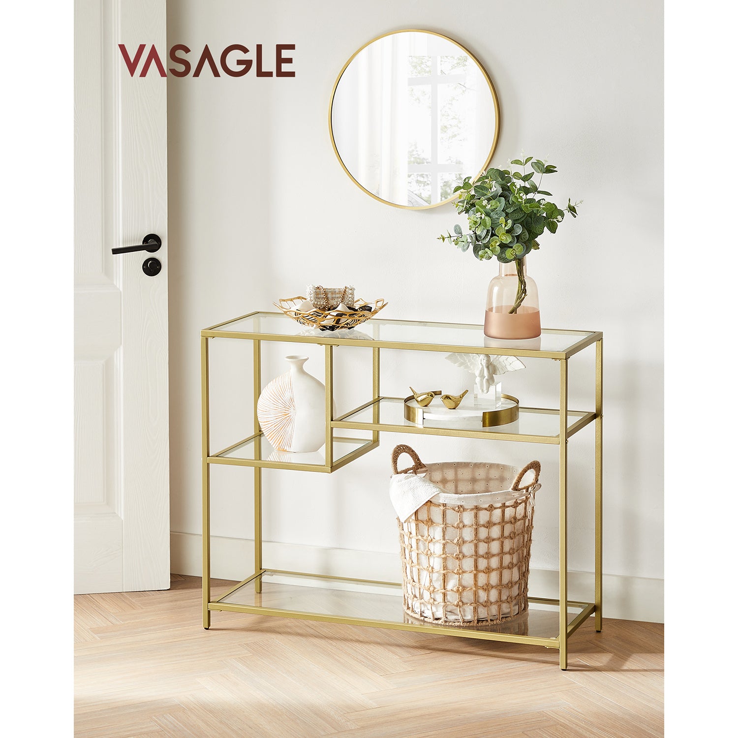 Konsola, pale gold, 100 cm