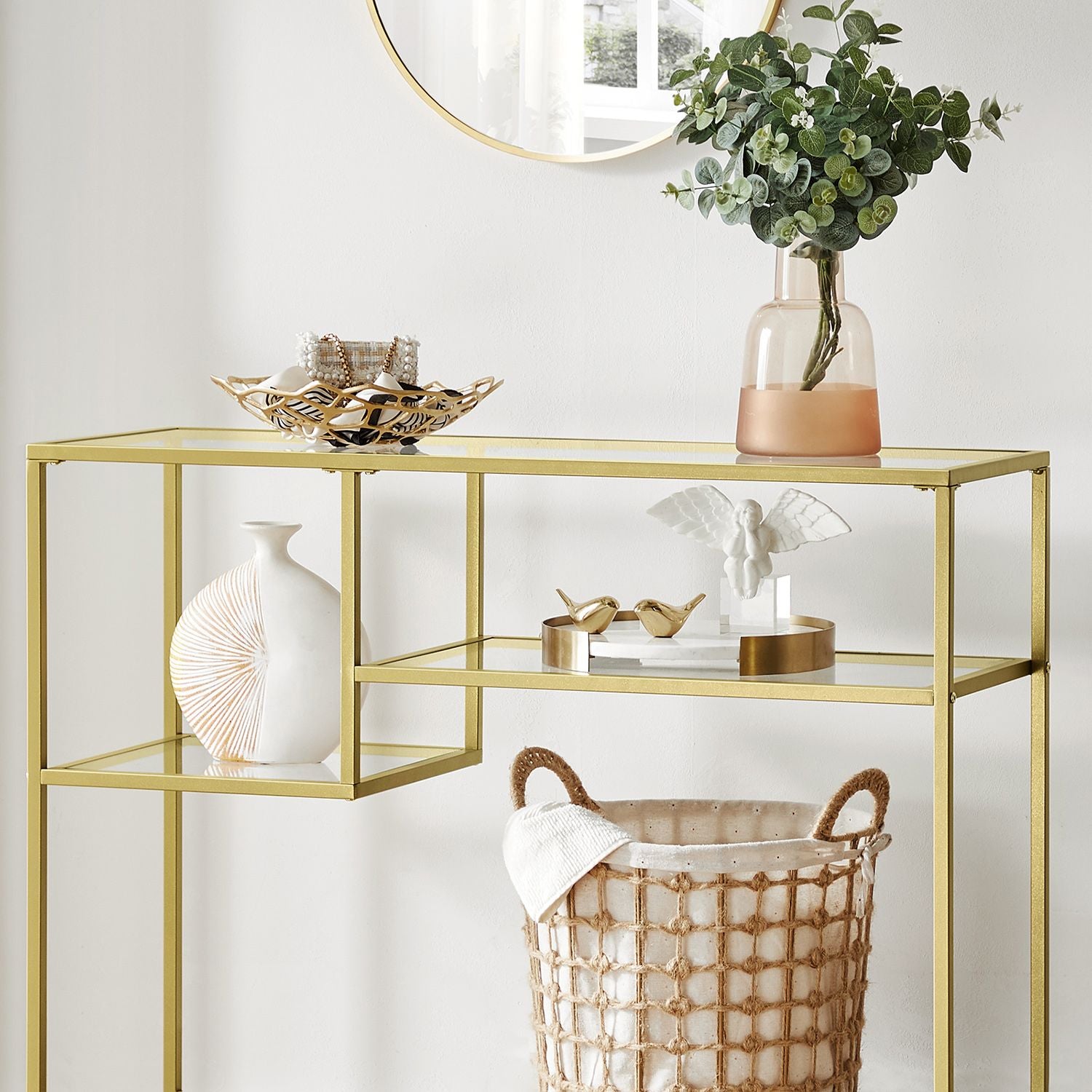 Konsola, pale gold, 100 cm