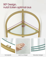 Mebel do domu, pale gold, 37,8 cm
