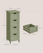 Szafka do przechowywania, sage green, 30 cm