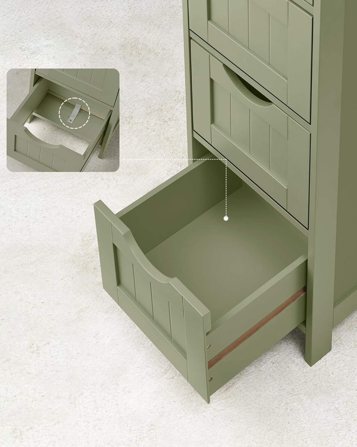 Szafka do przechowywania, sage green, 30 cm
