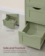 Szafka łazienkowa, sage green, 55 cm
