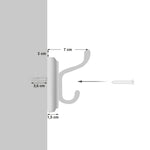Wieszak stojący, cream white, 40 cm