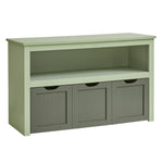 Ławka na buty, sage green, 102 cm