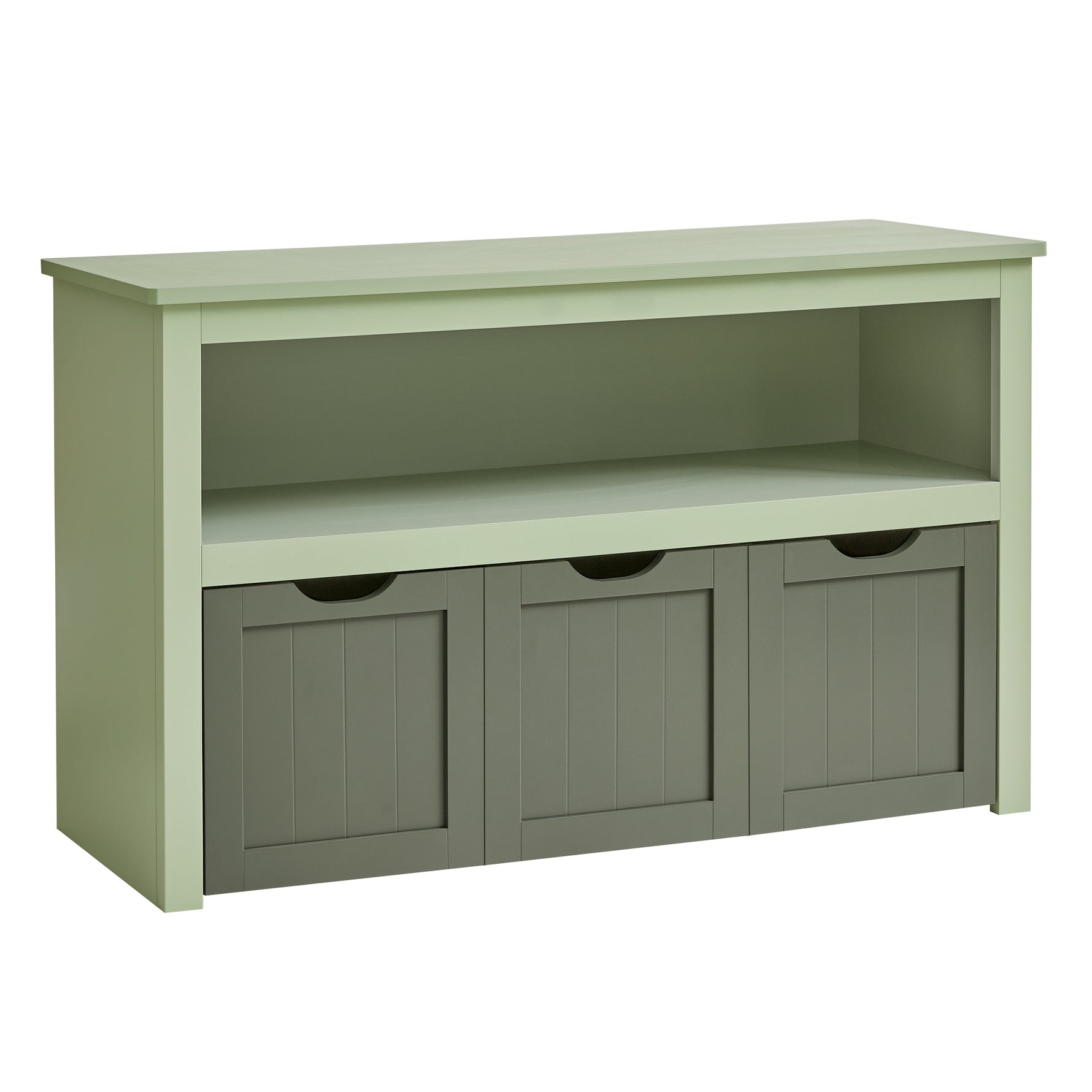 Ławka na buty, sage green, 102 cm